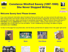 Tablet Screenshot of constancesavery.com